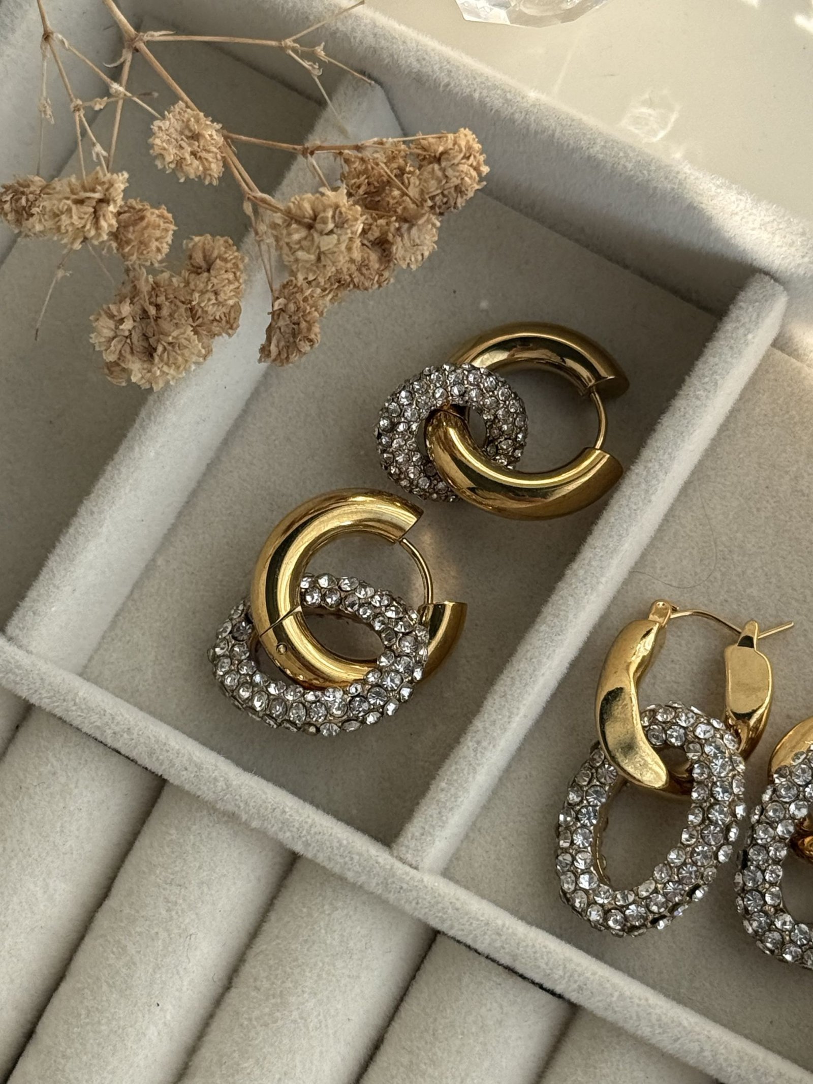 Celestia Dual Hoop Earrings
