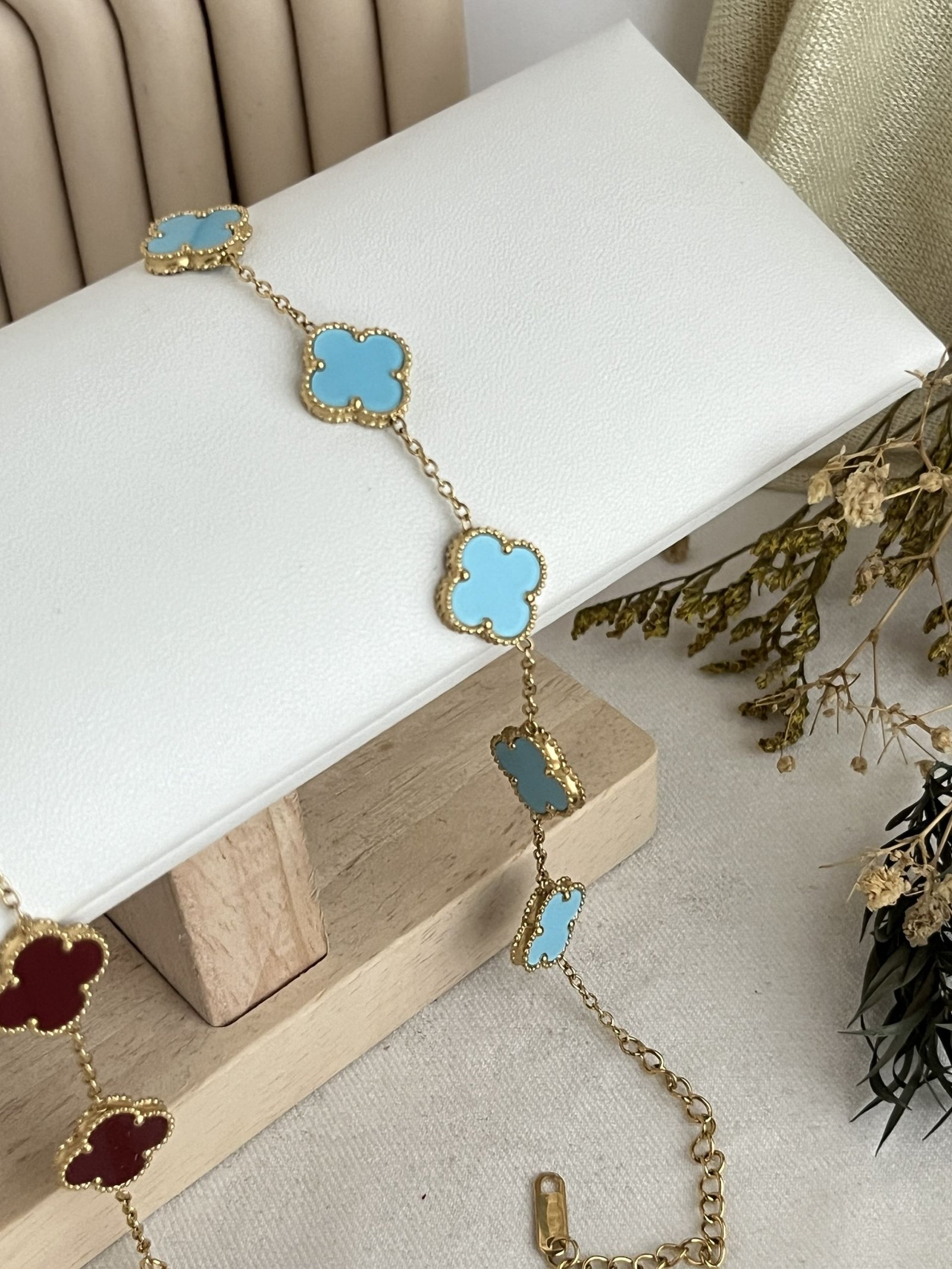 13MM Clover Charm Bracelet