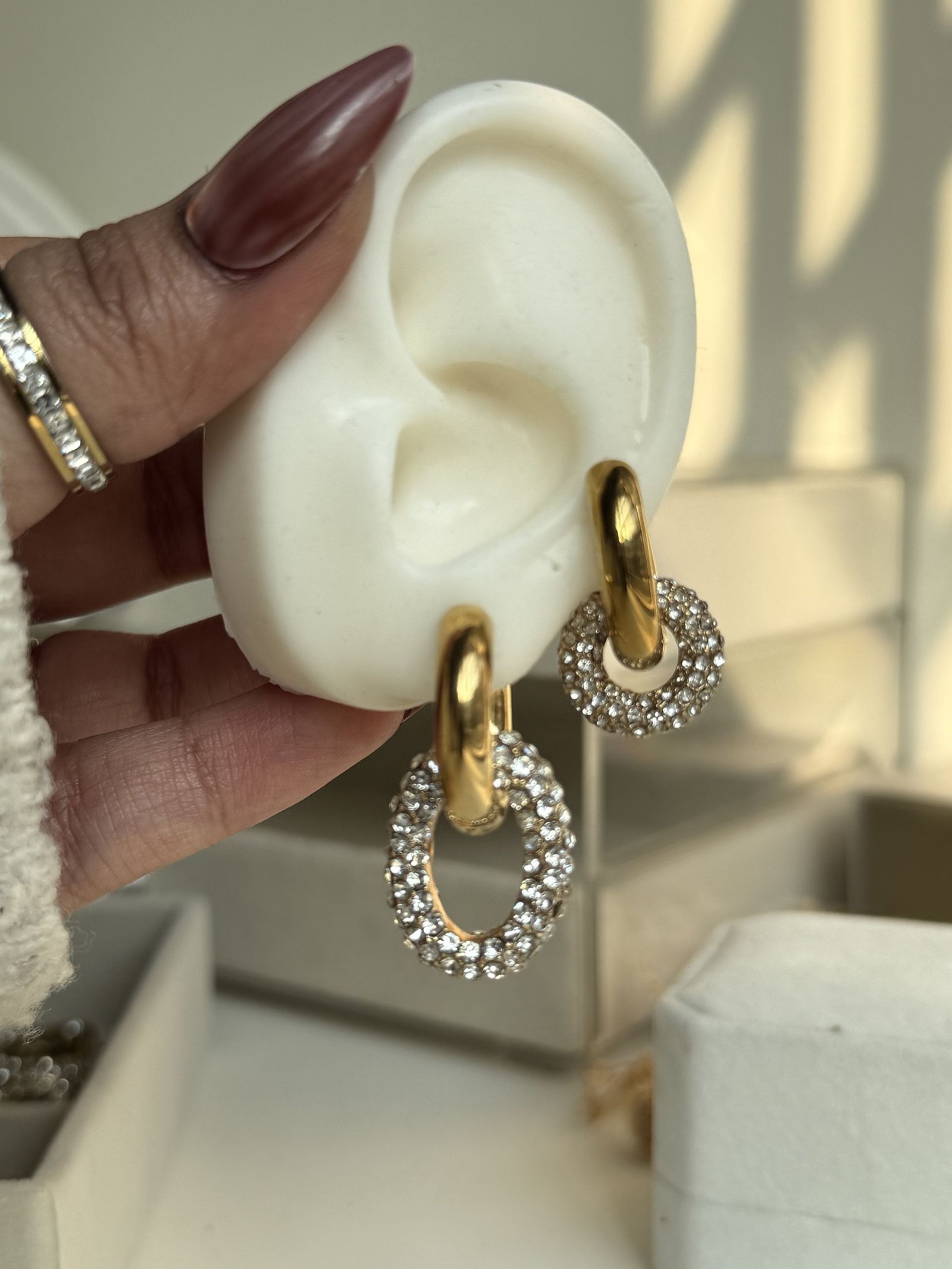 Celestia Dual Hoop Earrings