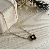 Élise Clover Crystal Neckchain