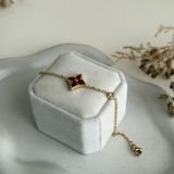 Roselle Clover Crystal Bracelet