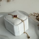 Roselle Clover Crystal Bracelet
