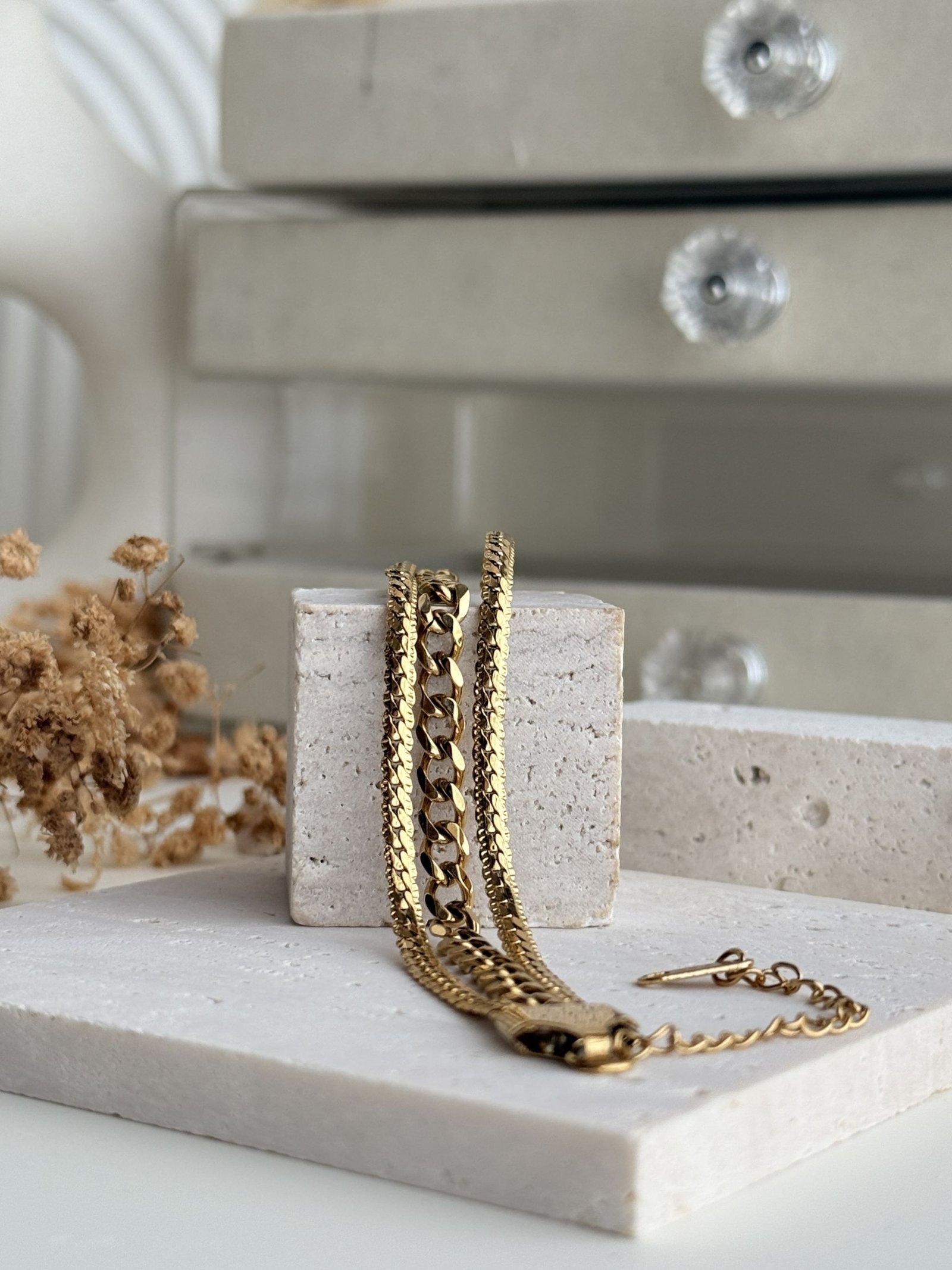 AuricΓ© Layered Chain Bracelet