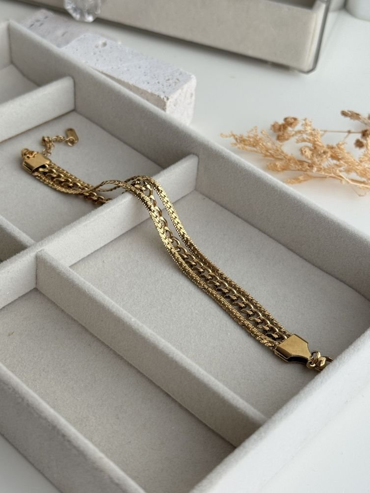 Auricé Layered Chain Bracelet