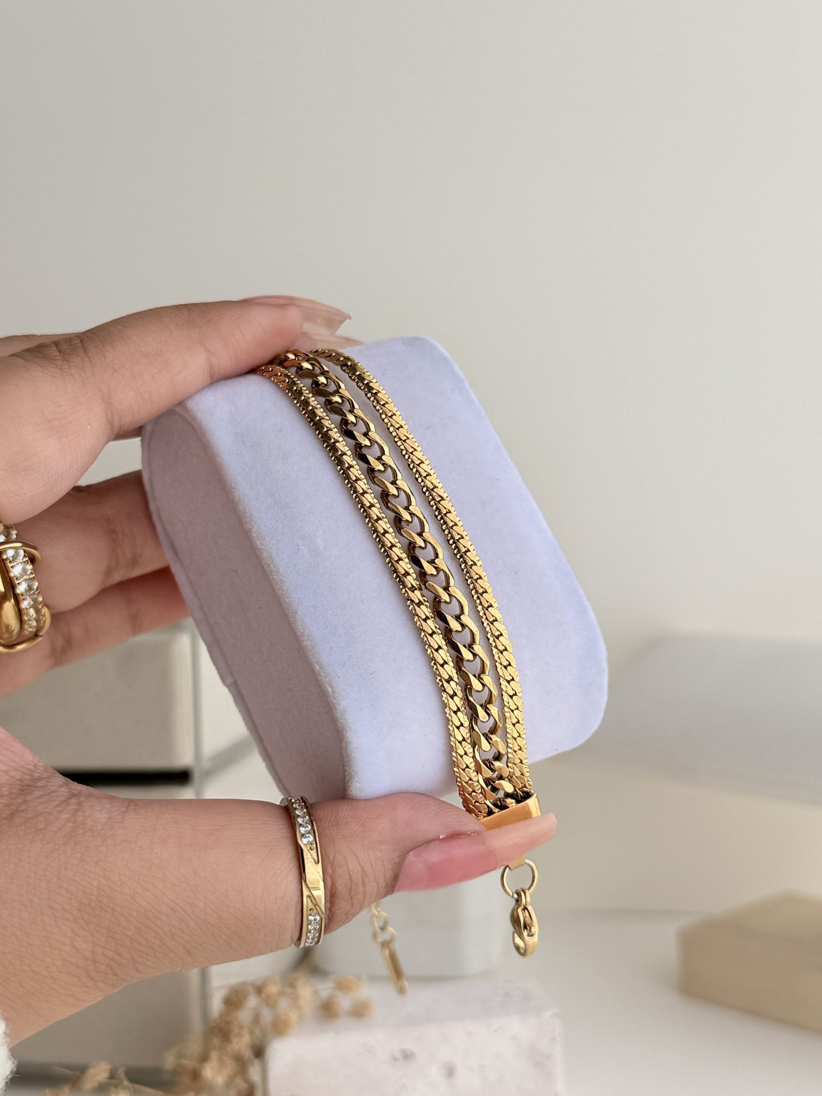 AuricΓ© Layered Chain Bracelet