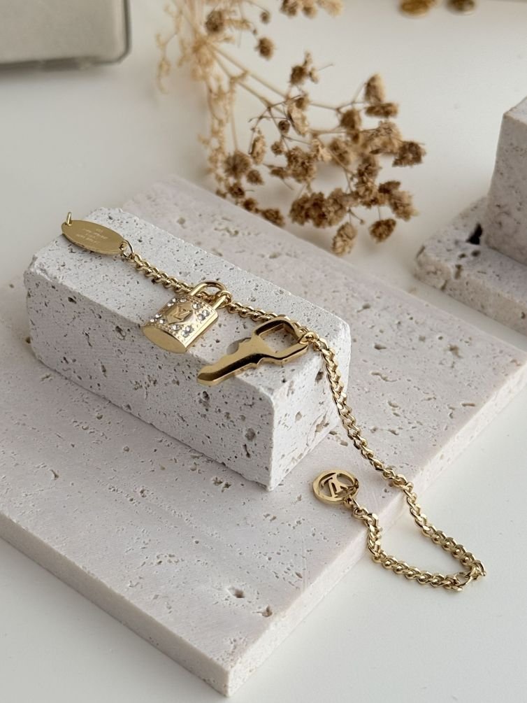 Lock & Key Charm Bracelet