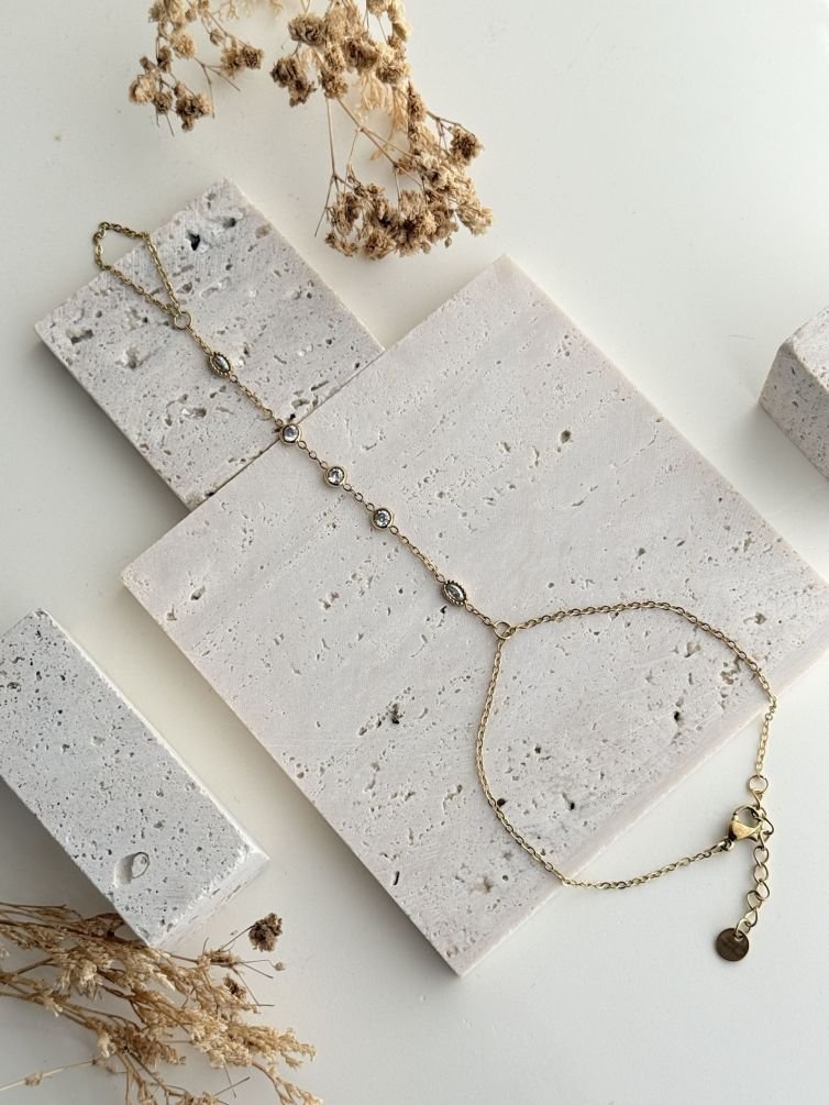 Aurielle Hand Chain Bracelet