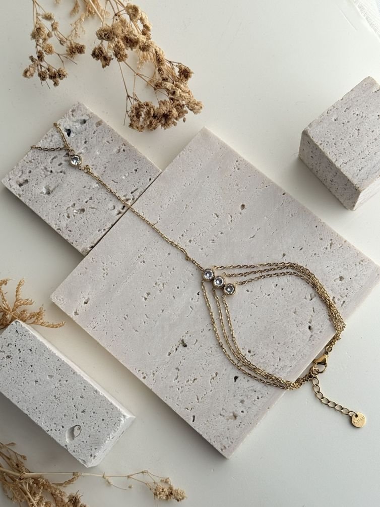 Celestine Hand Chain Bracelet