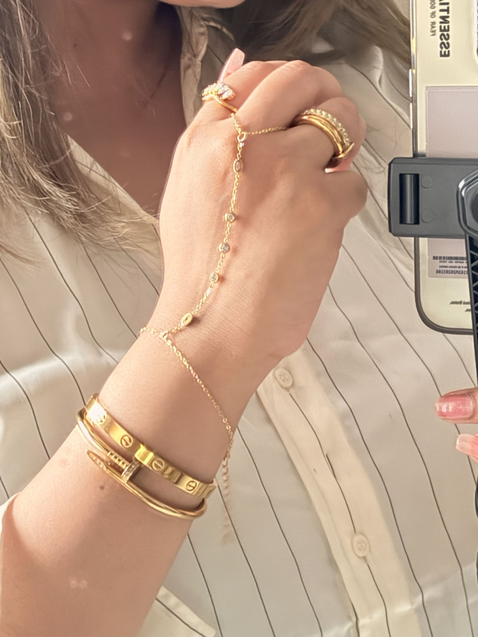 Aurielle Hand Chain Bracelet