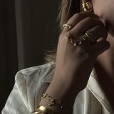 Elara Chain Crystal Ring