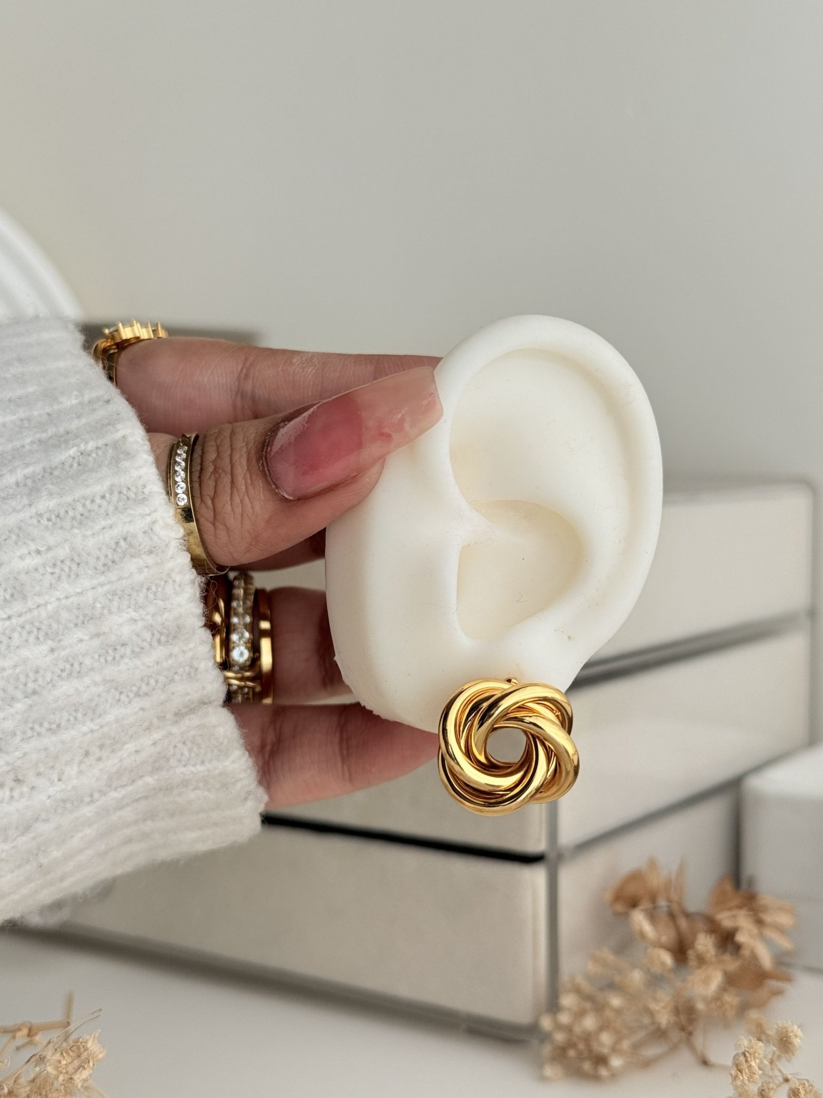 Seraphine Knot Studs