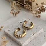 Evelisse Crystal Hoops