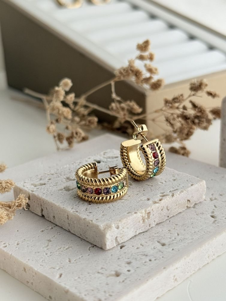 Vivienne Prism Hoops