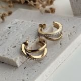 Arlisse Dual Tone Hoops