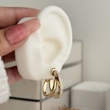 Arlisse Dual Tone Hoops