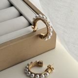 Aurelia Pearl Hoops