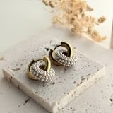 Celeste Pearl Halo Earrings