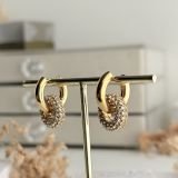 Ardent Halo Drop Earrings