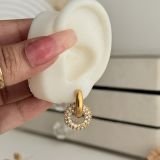 Ardent Halo Drop Earrings