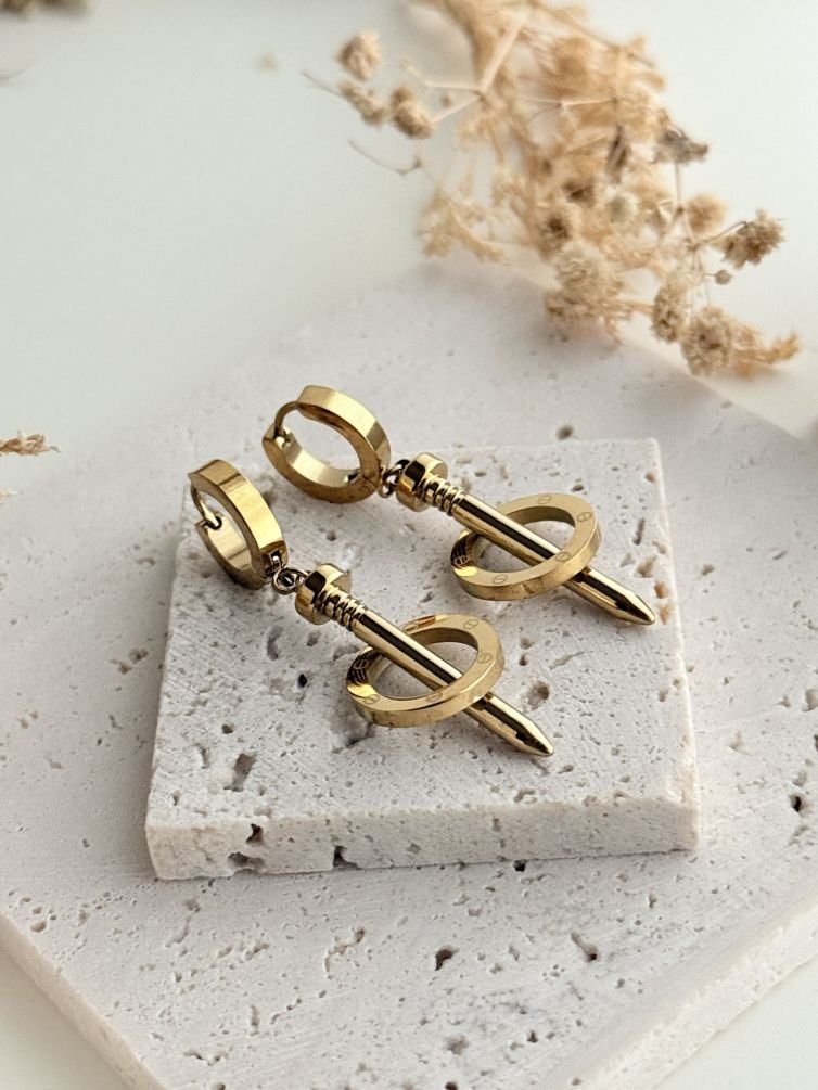 Axiom Spike Drop Earrings