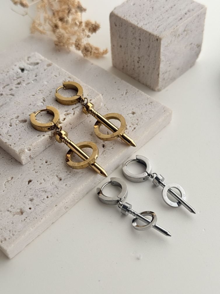 Axiom Spike Drop Earrings