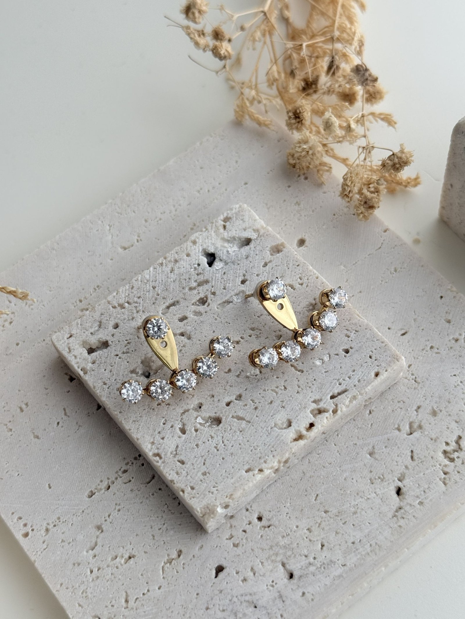 Celene Crystal Ear Climbers