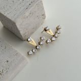 Celene Crystal Ear Climbers