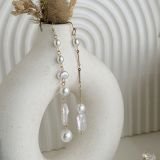 Seraphine Pearl Line Earrings