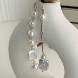 Seraphine Pearl Line Earrings