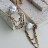 Lumière Pearl Cascade Earrings