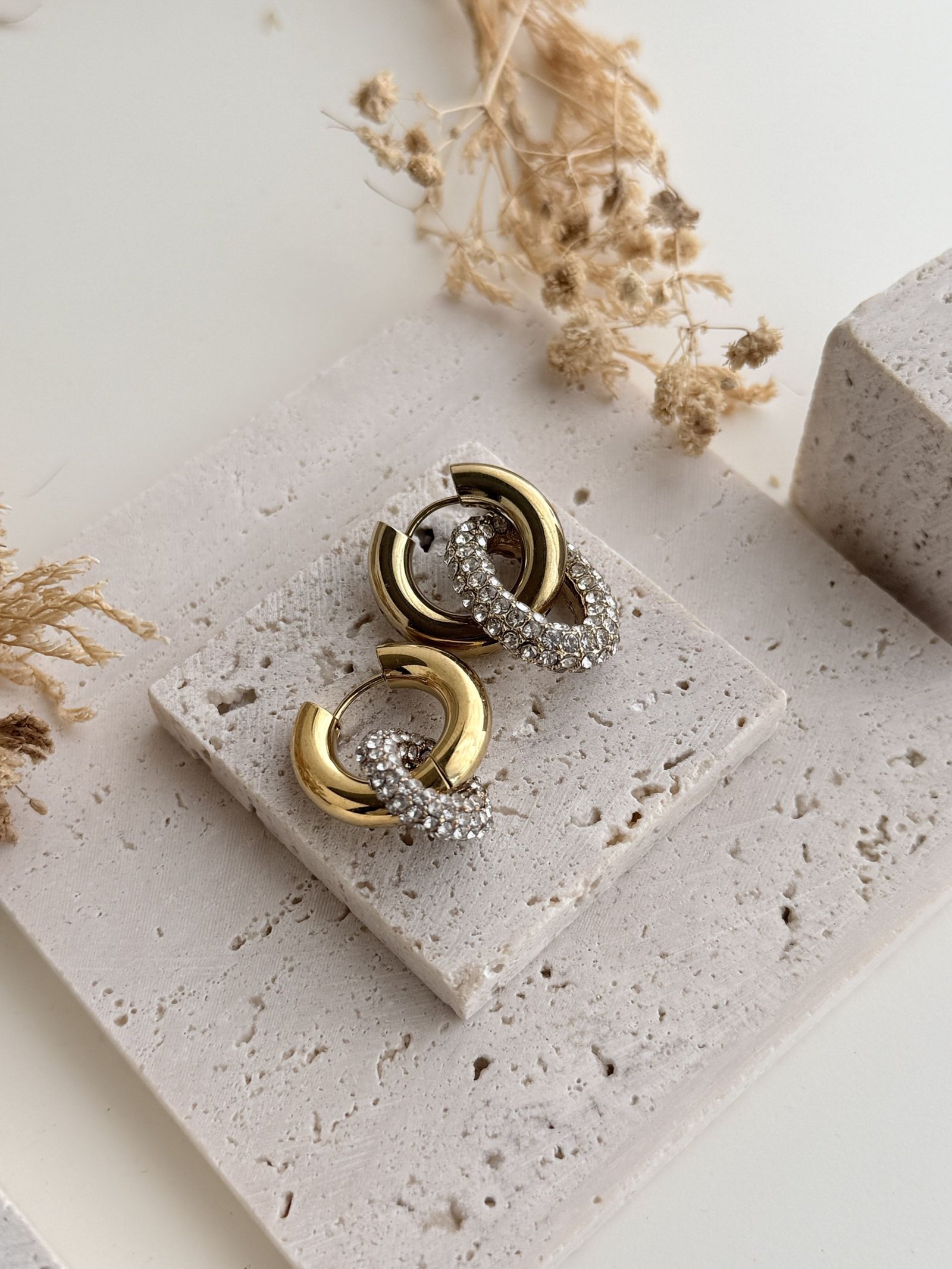 Celestia Dual Hoop Earrings
