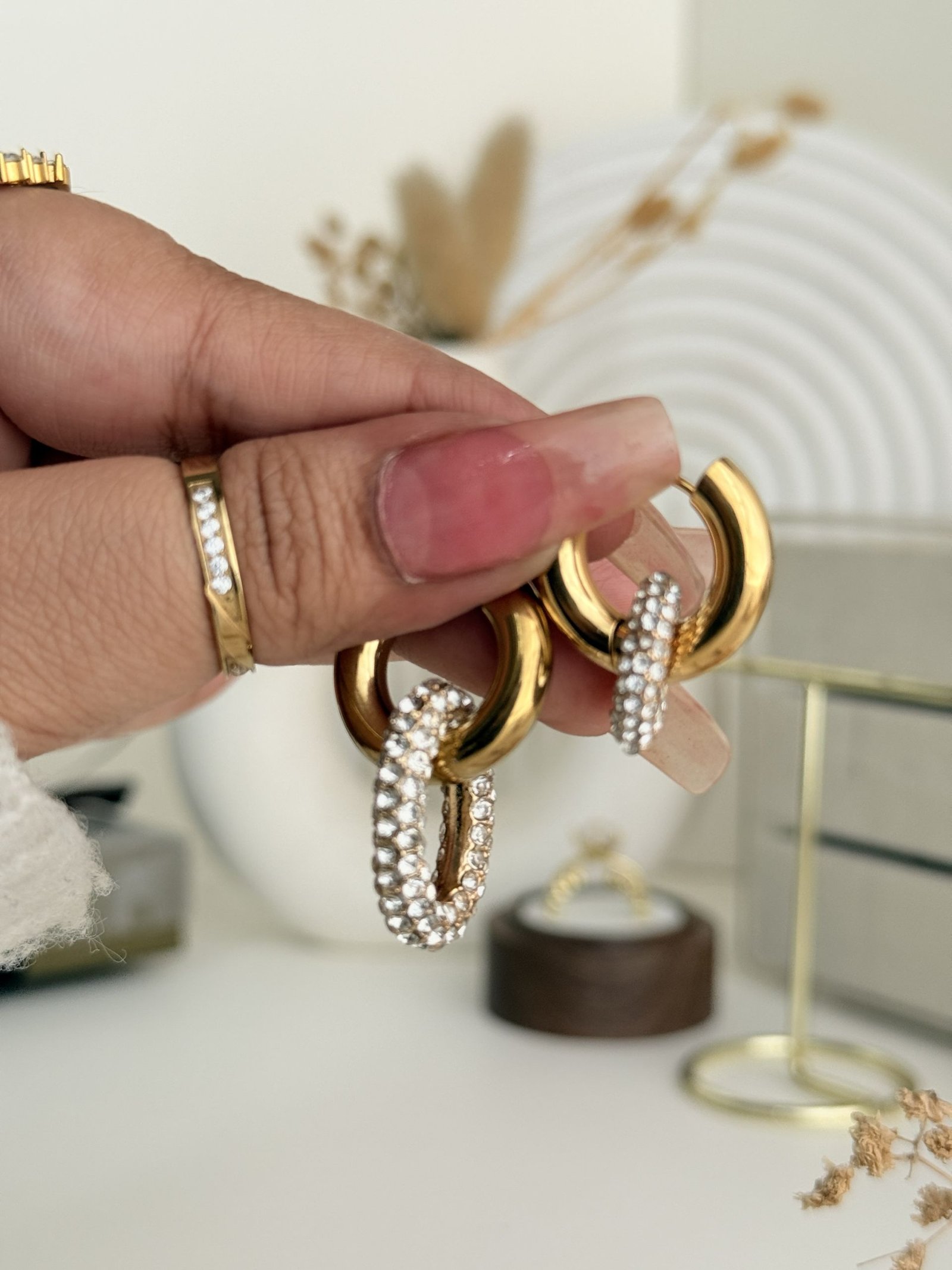 Celestia Dual Hoop Earrings