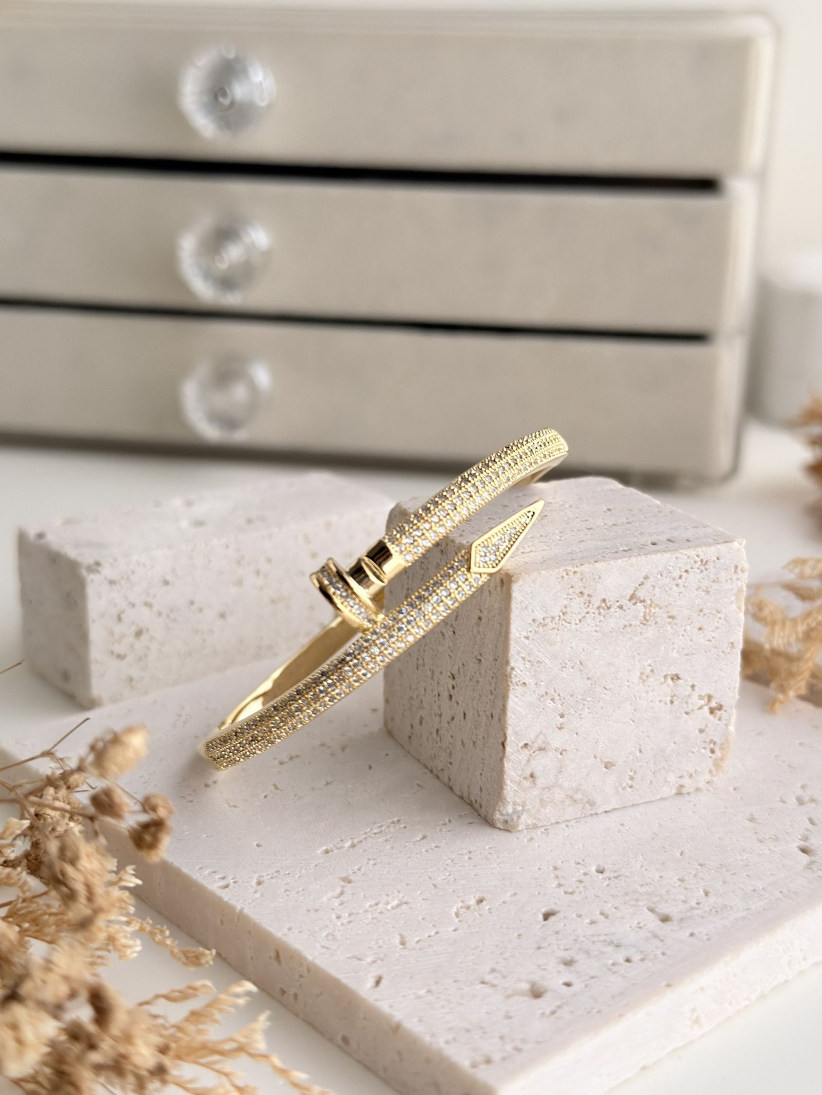 Rivet Line Cuff