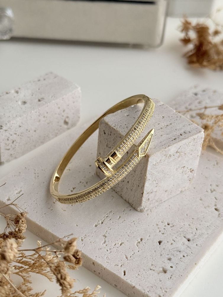 Rivet Line Cuff