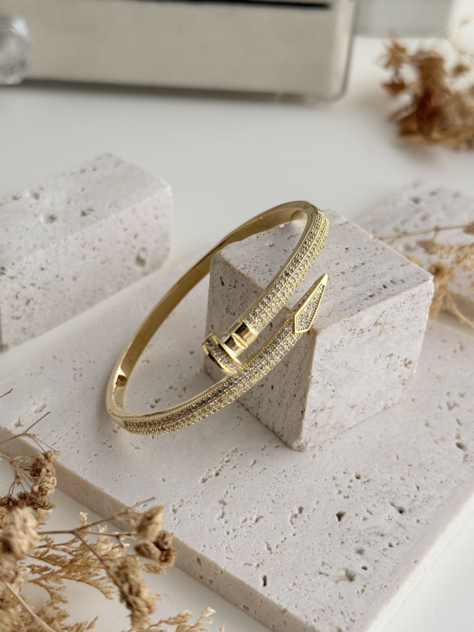 Rivet Line Cuff