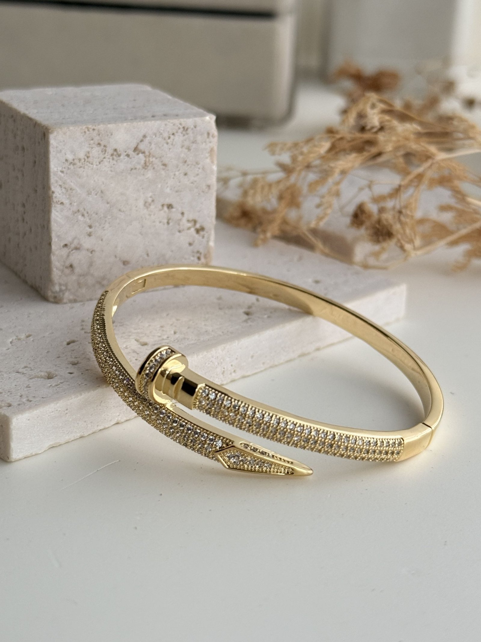 Rivet Line Cuff