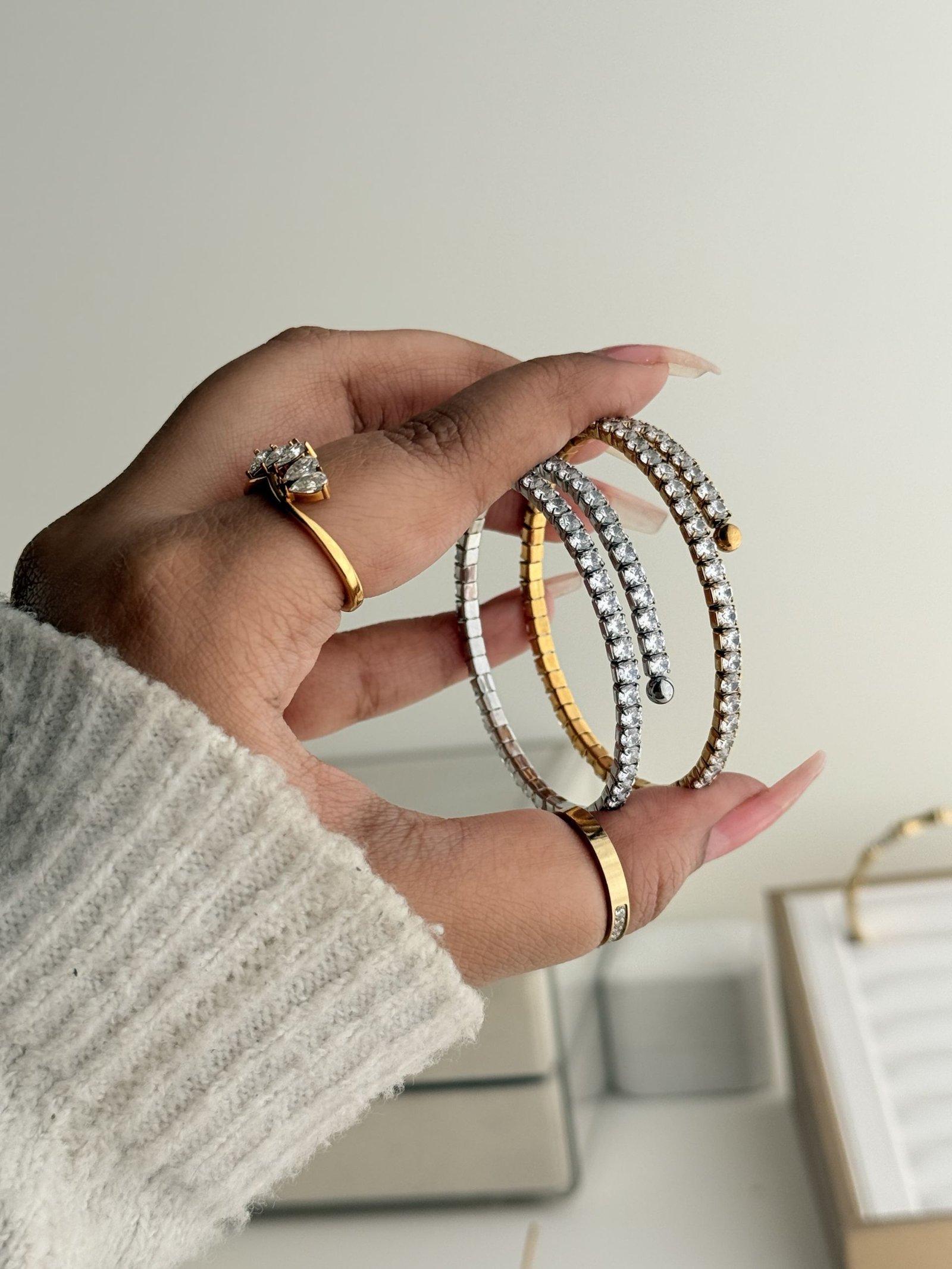 Celeste Tennis Cuff