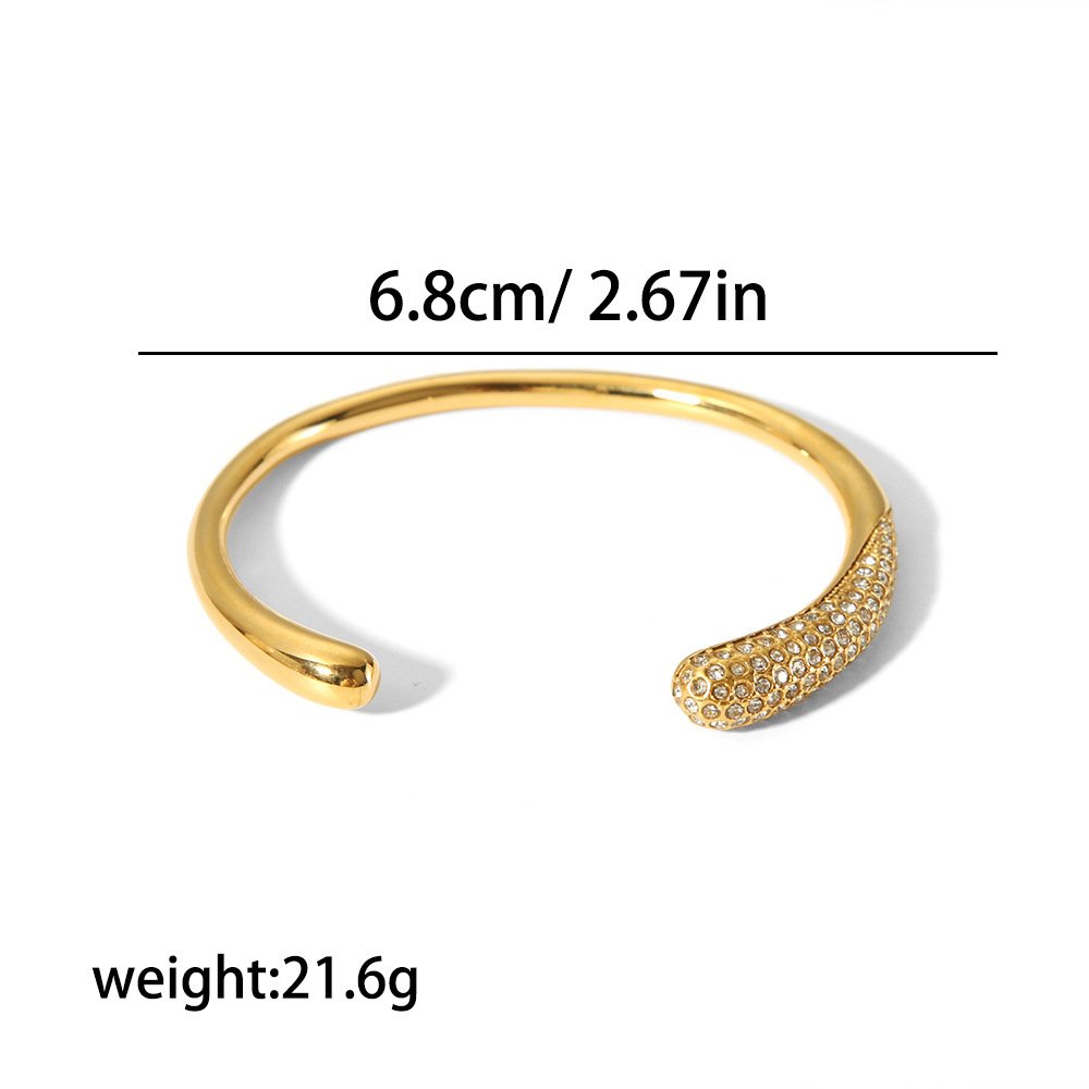 Sylvara Pavé Arc Cuff