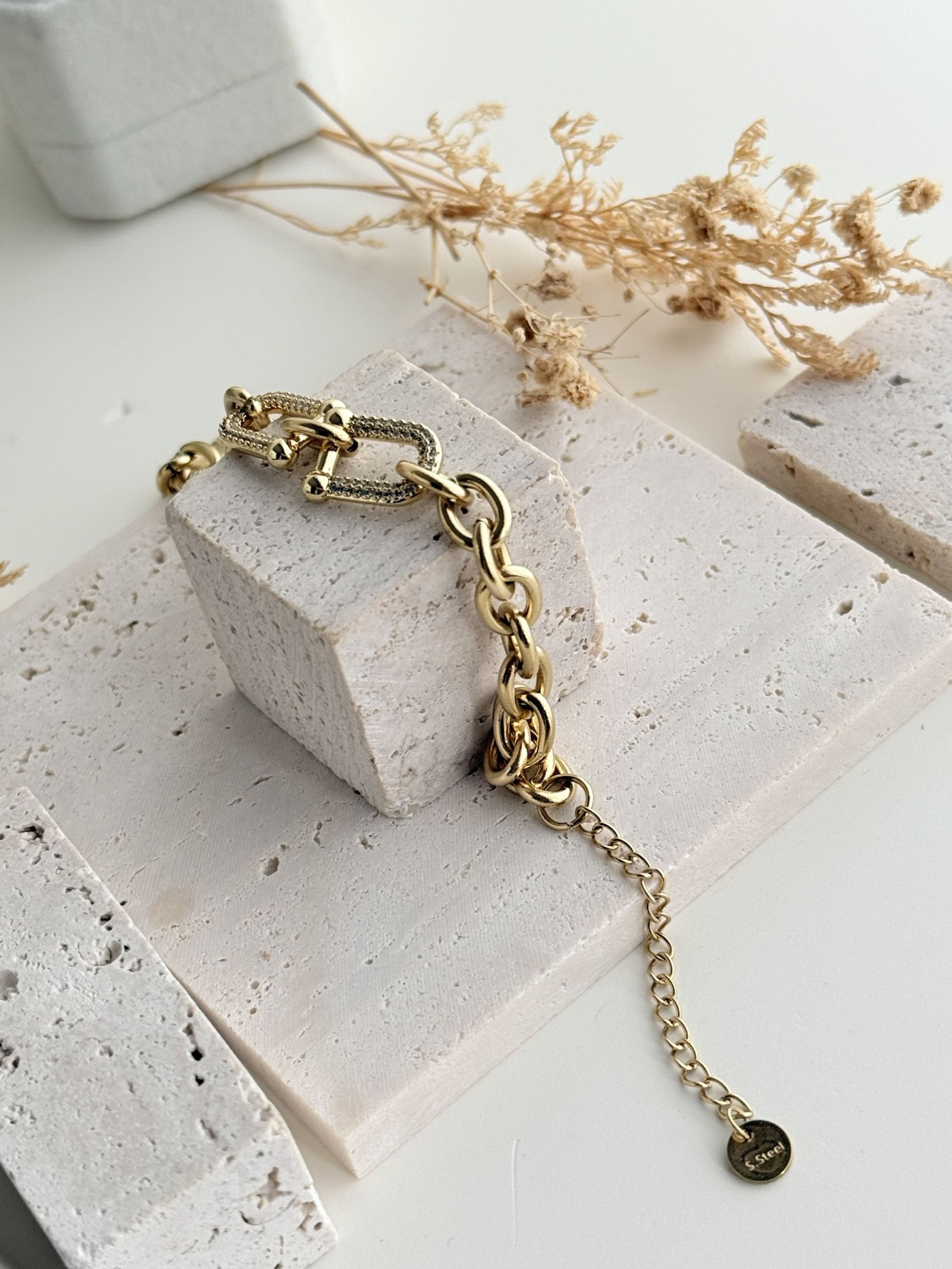 Aurelia Pavé Link Bracelet