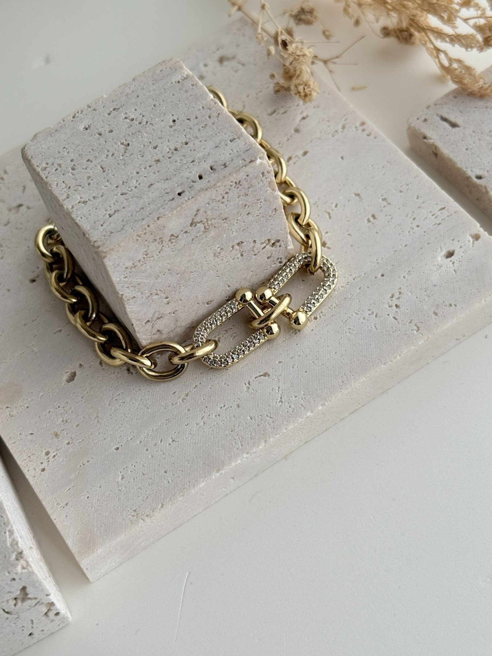 Aurelia Pavé Link Bracelet