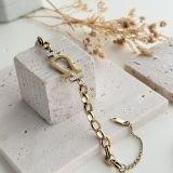 Élan Horseshoe Link Bracelet