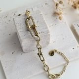 Celeste Two-Tone Link Bracelet