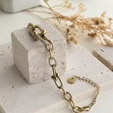 Celeste Two-Tone Link Bracelet