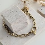 Celeste Two-Tone Link Bracelet