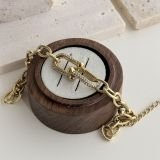 Celeste Two-Tone Link Bracelet