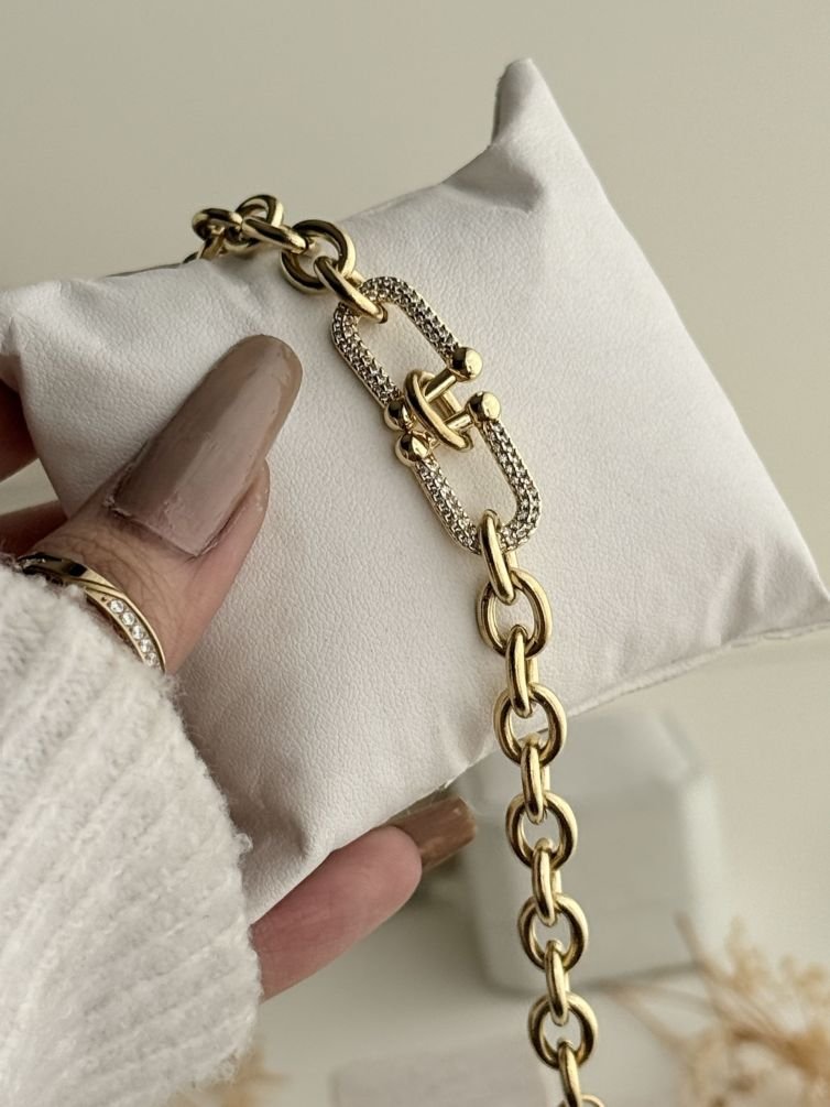 Aurelia Pavé Link Bracelet