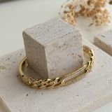 Valora Zircon Link Cuff