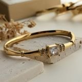Calista Square Stone Cuff