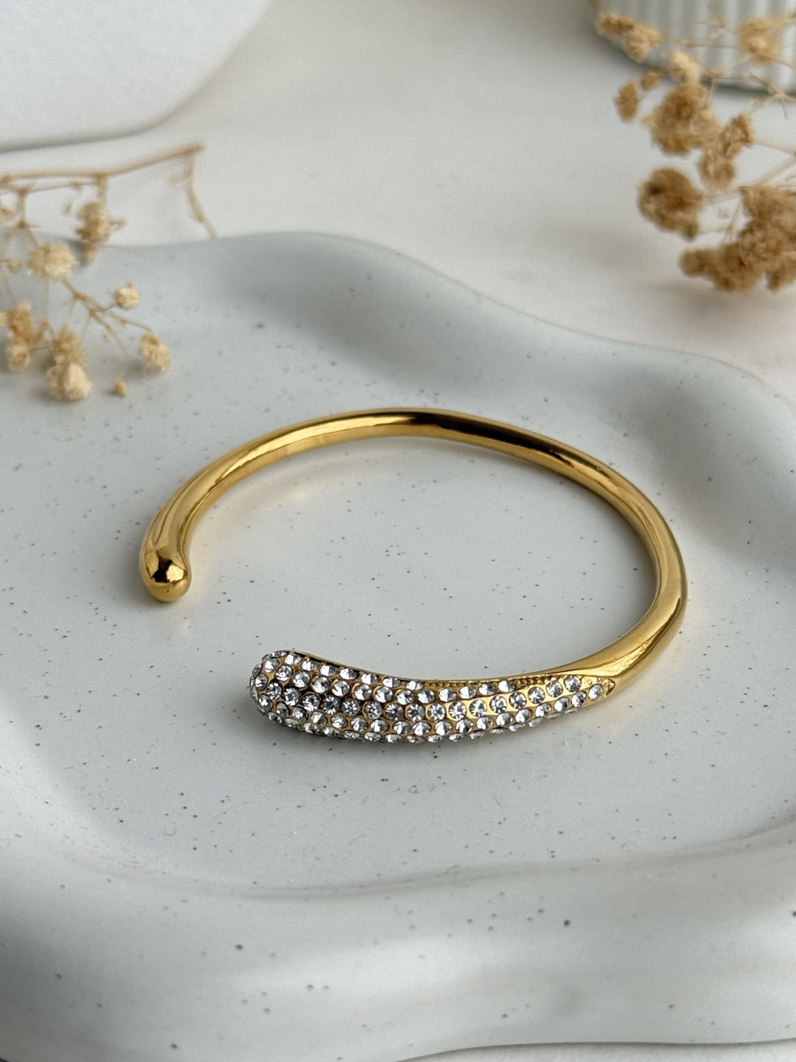 Sylvara Pavé Arc Cuff