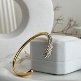 Sylvara Pavé Arc Cuff